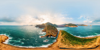 攝影師楊安迪拍攝了一輯展現香港大自然奇觀的 360 度相片。旅發局圖片