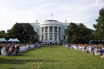 白宮舉行「向美國致敬」的獨立日派對。AP