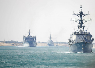 美國派「林肯號」戰鬥群到中東令美伊關係惡化。AP圖片