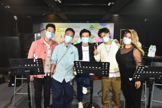 C Allstar、郑欣宜和冯允谦齐齐为为慈善演唱直播演出。