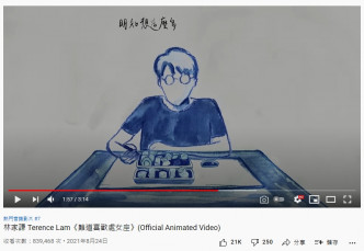 《难道喜欢处女座》MV是YouTube香港热门音乐影片第7位。