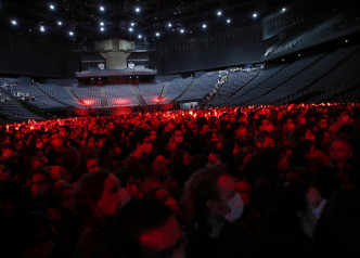 演唱會邀請5,000名觀眾參加。AP圖
