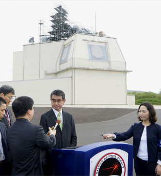 香野太郎曾到夏威夷视察导弹防御系统。 AP资料图片