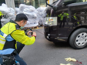 警員到場調查。梁國峰攝