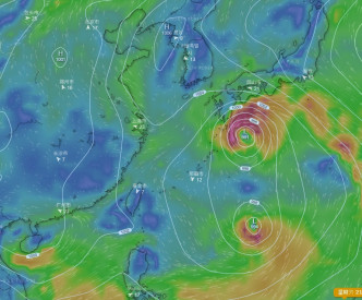 美国的全球预报系统（GFS）预测另外2个热带气旋在太平洋形成。