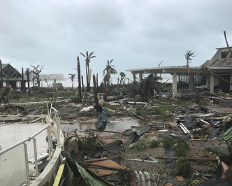 「艾爾瑪」過去兩天吹襲加勒比海多個島嶼最少21人死亡。AP