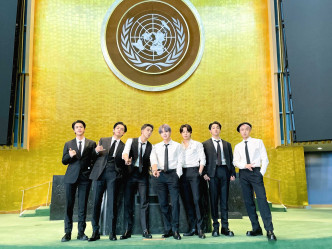 BTS早前到美国出席联合国大会。