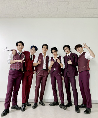 MONSTA X成员（左起）：周宪、民赫、Shownu、I.M、亨元、基贤。