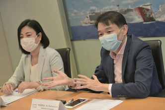 港口管理高級副總裁林俊彥。