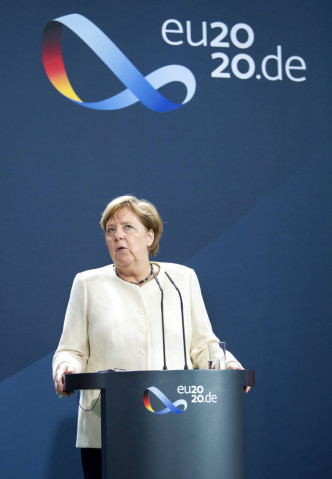 德國總理默克爾。AP資料圖片