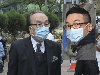 梁家杰在庭上称不再代表多名被告，杨岳桥（右）退出公民党。