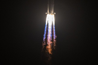 天舟二號昨晚由長征火箭搭載在海南文昌升空。新華社