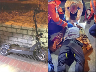 34歲姓游地盤工人昨晚在大埔踩電動滑板車不幸自炒亡。 資料圖片