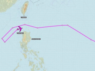另一架B-52H 轰炸机飞进菲律宾附近的南海海域。