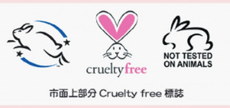 Cruelty-free cosmetics是包含所有未经动物检验的化妆品。图:消委会