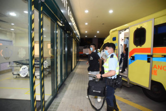 其中两名被捕人士送往明爱医院治理。