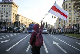  白俄罗斯的反政府示威持续。AP