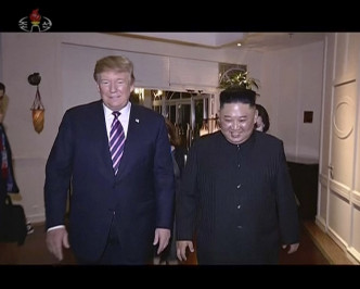 北韩官方电视台播出河内峰会的片段，没有提及未能达成协议。AP