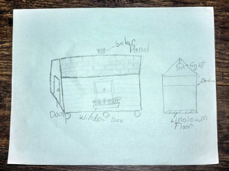 小木屋设计图。网图