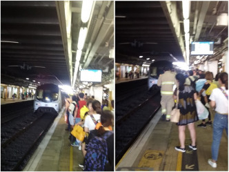 上水站有人進入路軌。香港突發事故報料區‎Wai Ho Homan Ngai‎ 圖片
