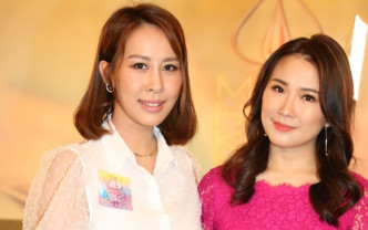 曹敏莉（左）和刘倩婷将有份指导今届港姐佳丽。
