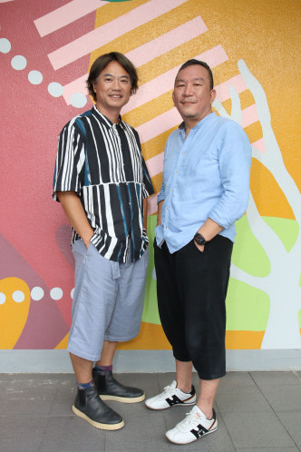 监制陈维冠(左)、编审郑成武(右)联手制作嘅新剧《七公主》收视节节上升。