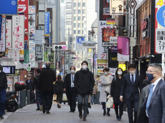 日本全國類累計確診人數逾38.7萬人。AP圖片