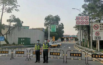 虎门大桥已经封闭。网上图片