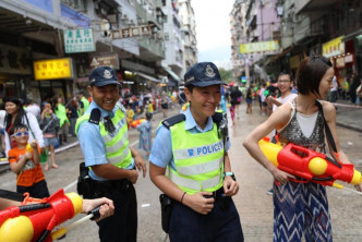 警员与众同乐。香港警察 Hong Kong Police图片