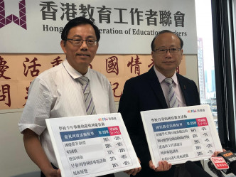 教联会副主席胡少伟（左）指，因应社会事件，今年学校举办庆祝国庆活动意欲下降。