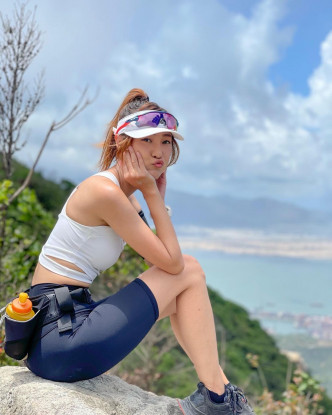 朱智贤好喜欢行山。