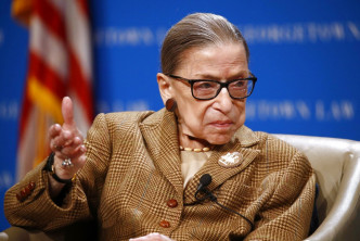 美国87岁最高女法官金斯伯格。AP资料图片