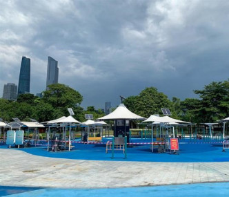 廣州首座智能體育公園亮相。網上圖片