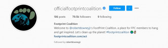 羅拔唐尼於19年創立環保組織Footprint Coalition。