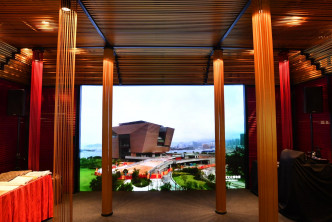 香港故宮文化博物館展區參照紫禁城太和殿設計。