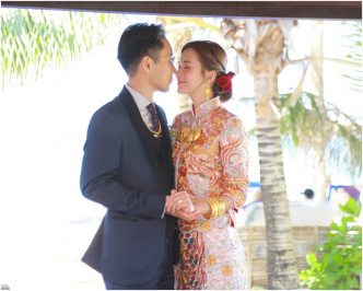沈卓盈于2月16日与男友在布吉闪婚。