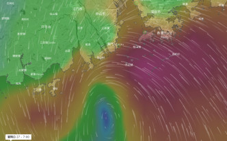 欧洲中期预报料香港有机会吹烈风。网上图片