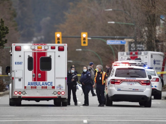 一名女子死亡，5人受伤送院治理。AP图片