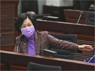叶刘淑仪要求当局停止资助「影意志」。资料图片