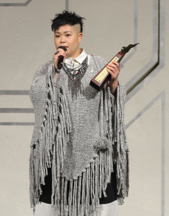 林二汶入行20年，今年首度夺得「叱咤乐坛我最喜爱的女歌手」奖。