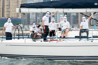 有船隊以星球大戰白武士造型出賽。相片由香港遊艇會提供