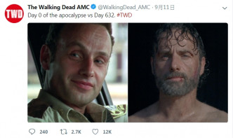 The Walking Dead Twitter 截图