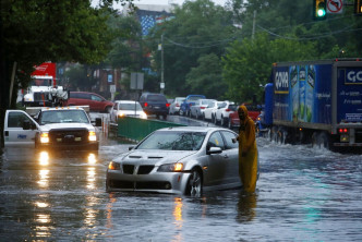 宾夕法尼亚州出现洪水。AP图片