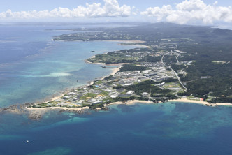 美軍沖繩基地。AP圖片