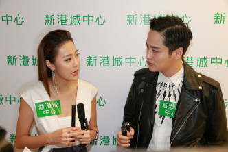 谢东闵与朱智贤首次以绯闻情侣档出席倒数活动。