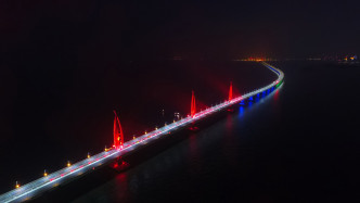 港珠澳大橋。新華社圖片