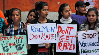 印度女性上街發聲。AP資料圖片