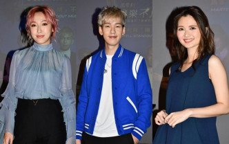 （左起）葉巧琳、林奕匡和黃妍擔任導演。
