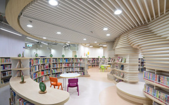 新图书馆内的儿童图书馆。政府新闻处图片