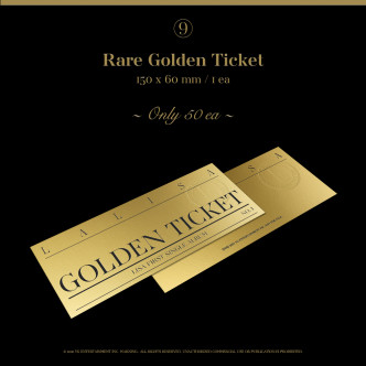 Rare Golden Ticket是50只专辑限定。